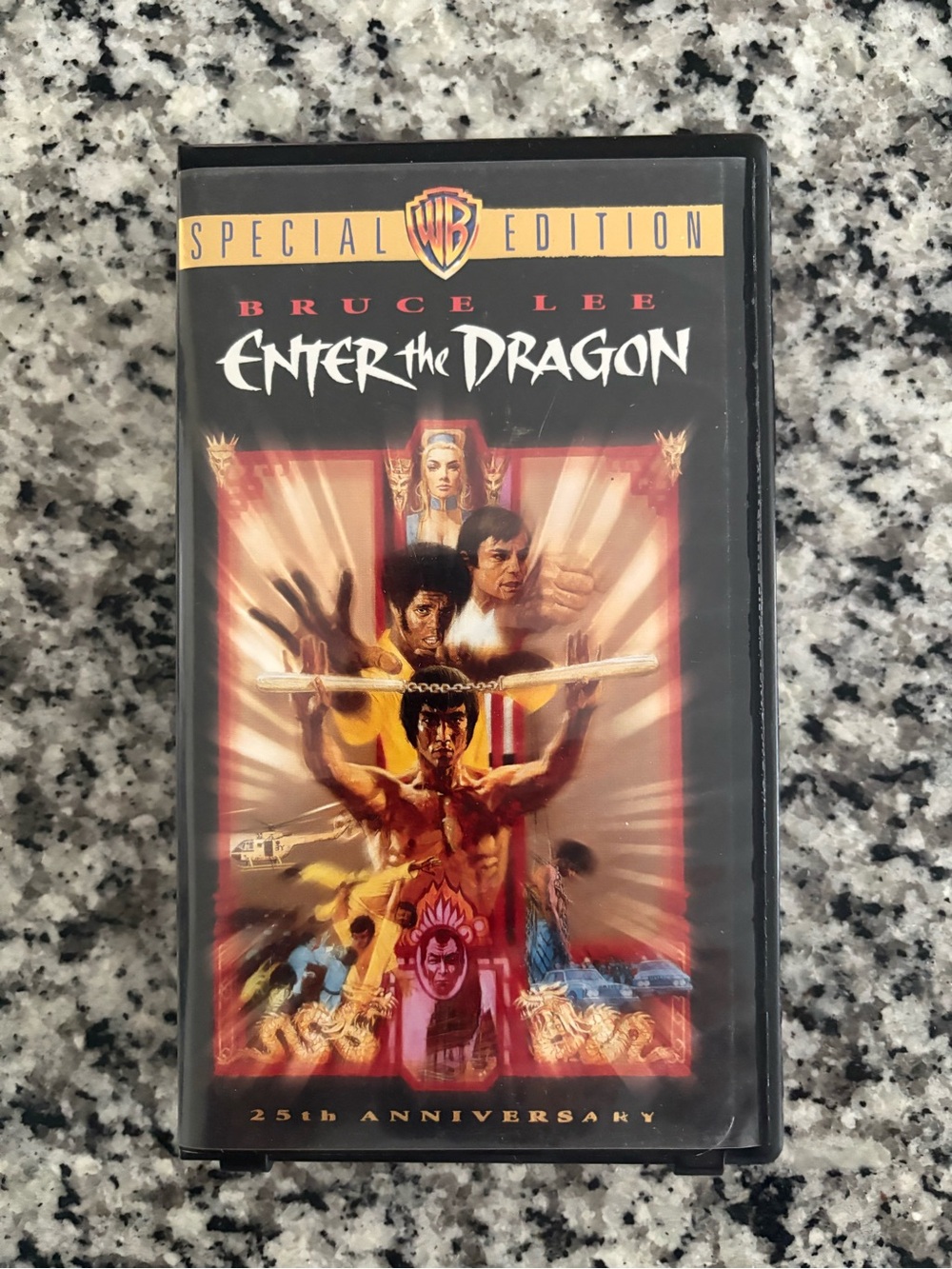 Bruce Lee Enter the Dragon 25th Anniversary Special Edition VHS Martial Arts